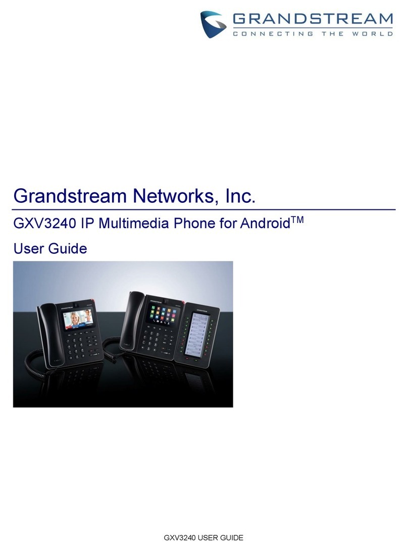 Grandstream Networks GXV3240 User manual