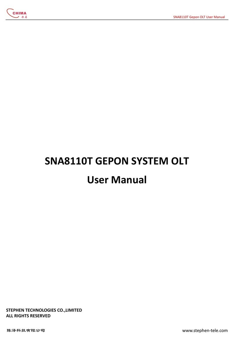 Chima SNA8110T User manual