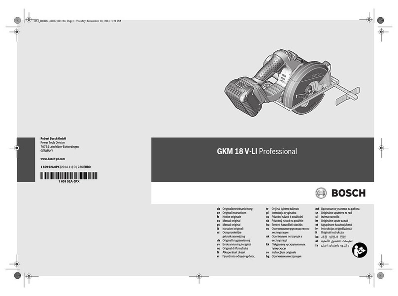 Bosch GKM 18 V-LI Professional User manual