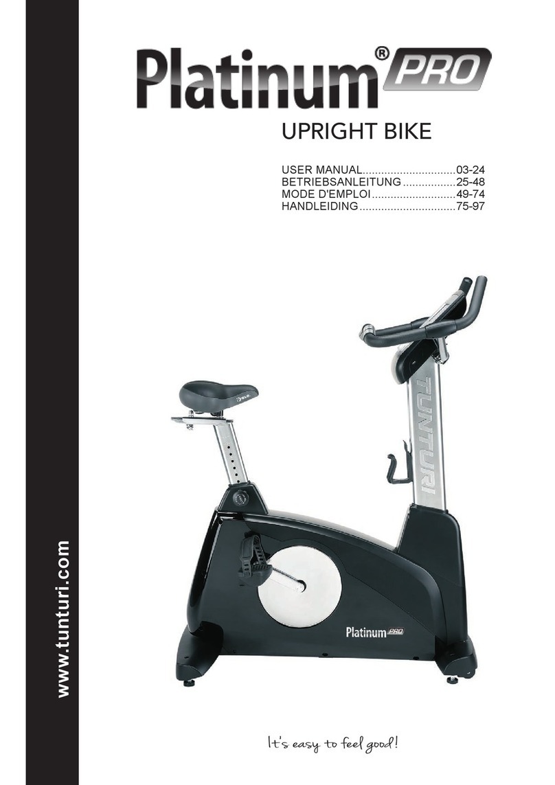 Tunturi 14PTUB2000 user manual