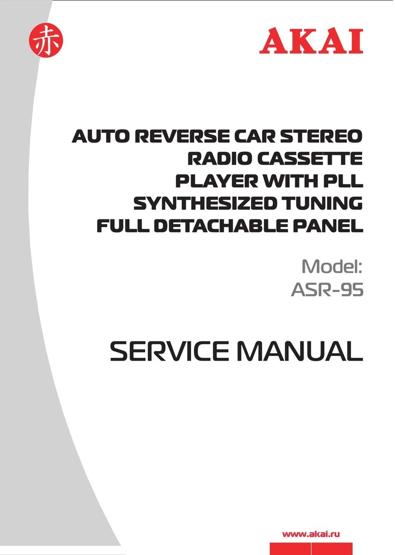 Akai ASR-95 Service manual