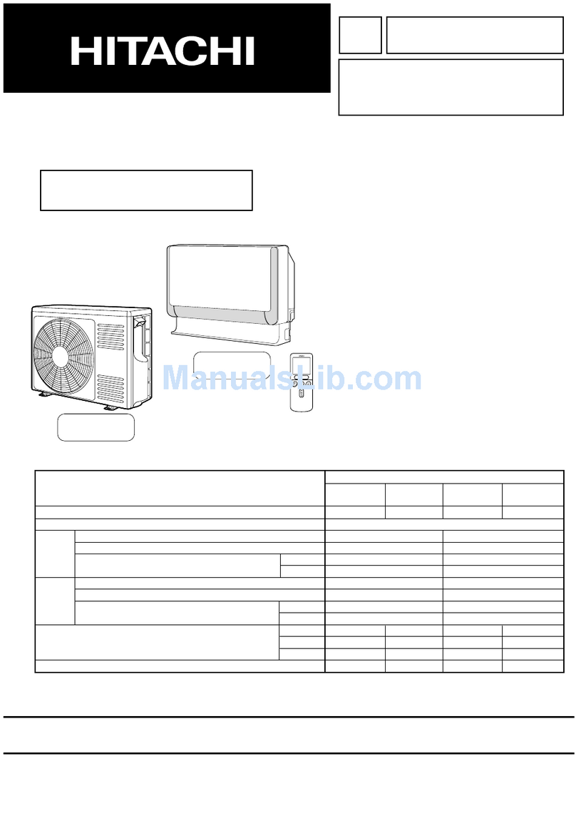 Hitachi RAF-25FX8 User manual