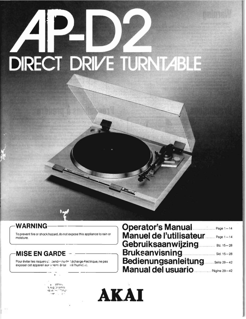 Akai AP-D2 User manual