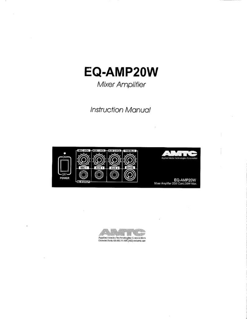 AMTC EQ-AMP20W instruction manual