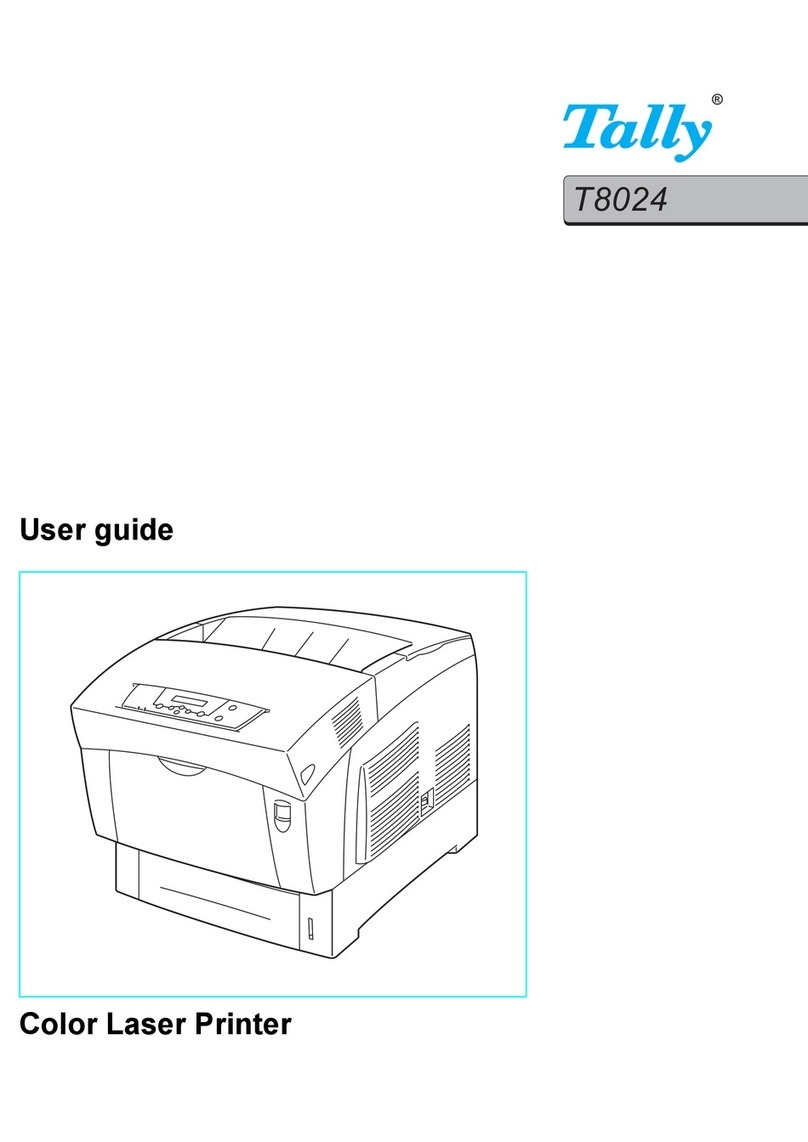 Tally T8024 User manual