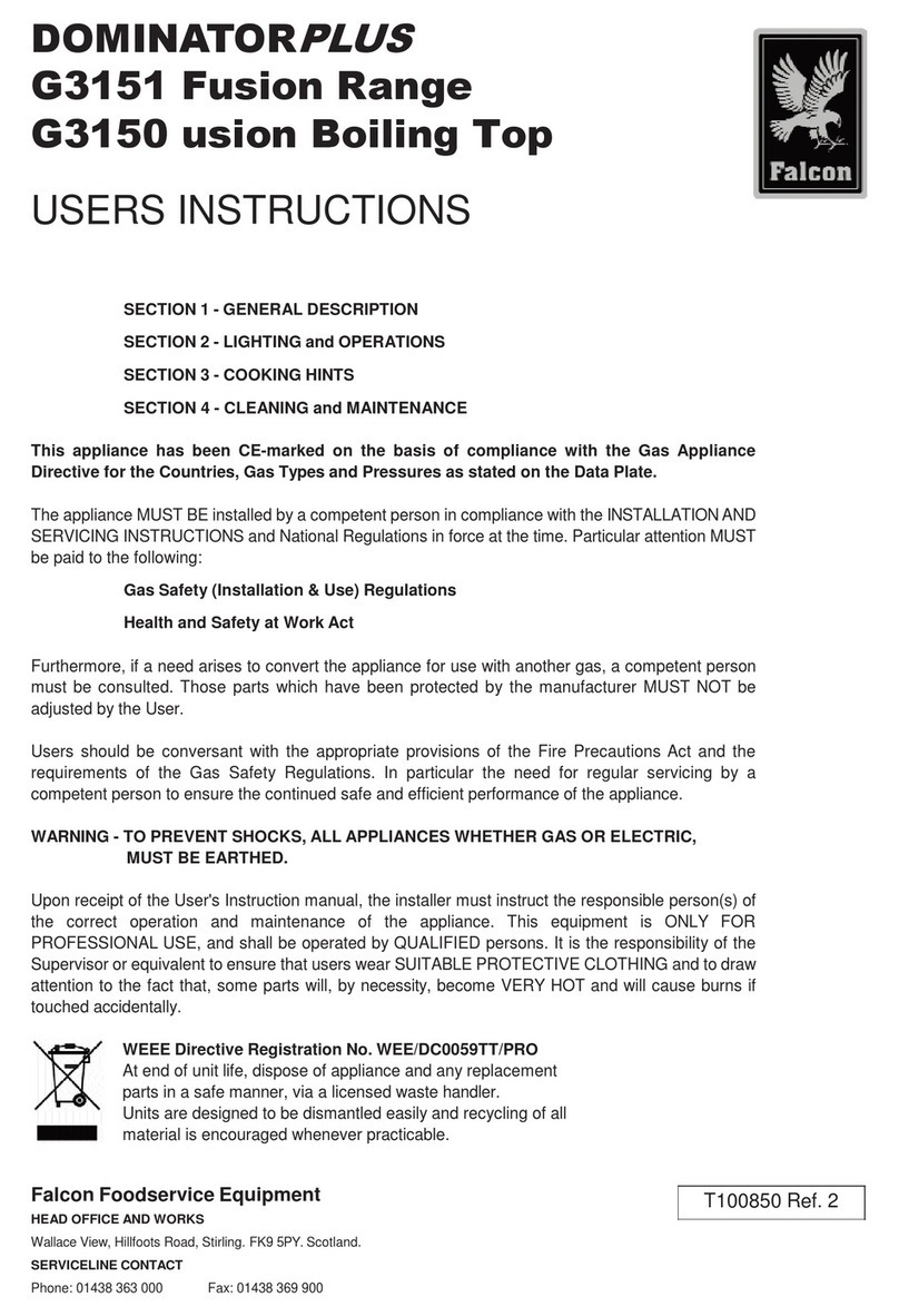 Falcon Dominator Plus G3151 User manual Falcon Dominator Plus G3151 User manual