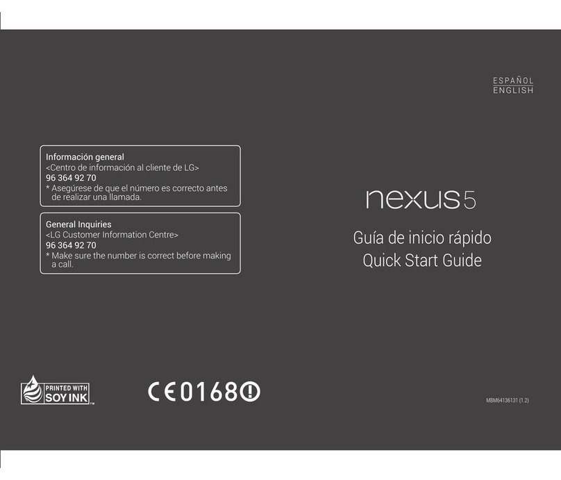 LG Nexus 5 User manual