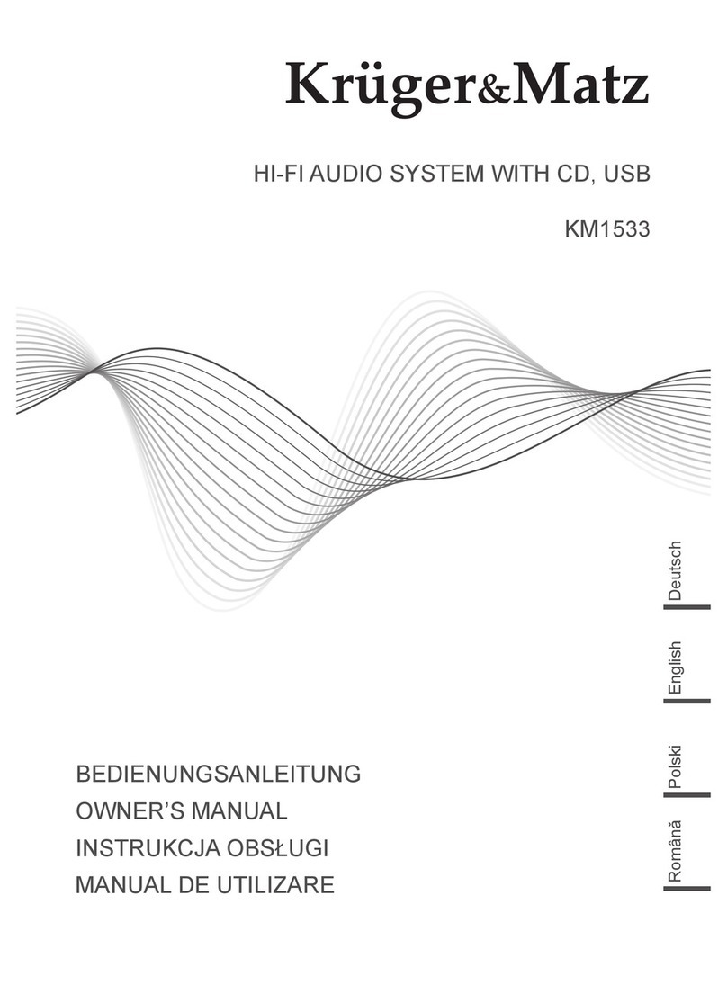 Kruger&Matz KM1533 User manual