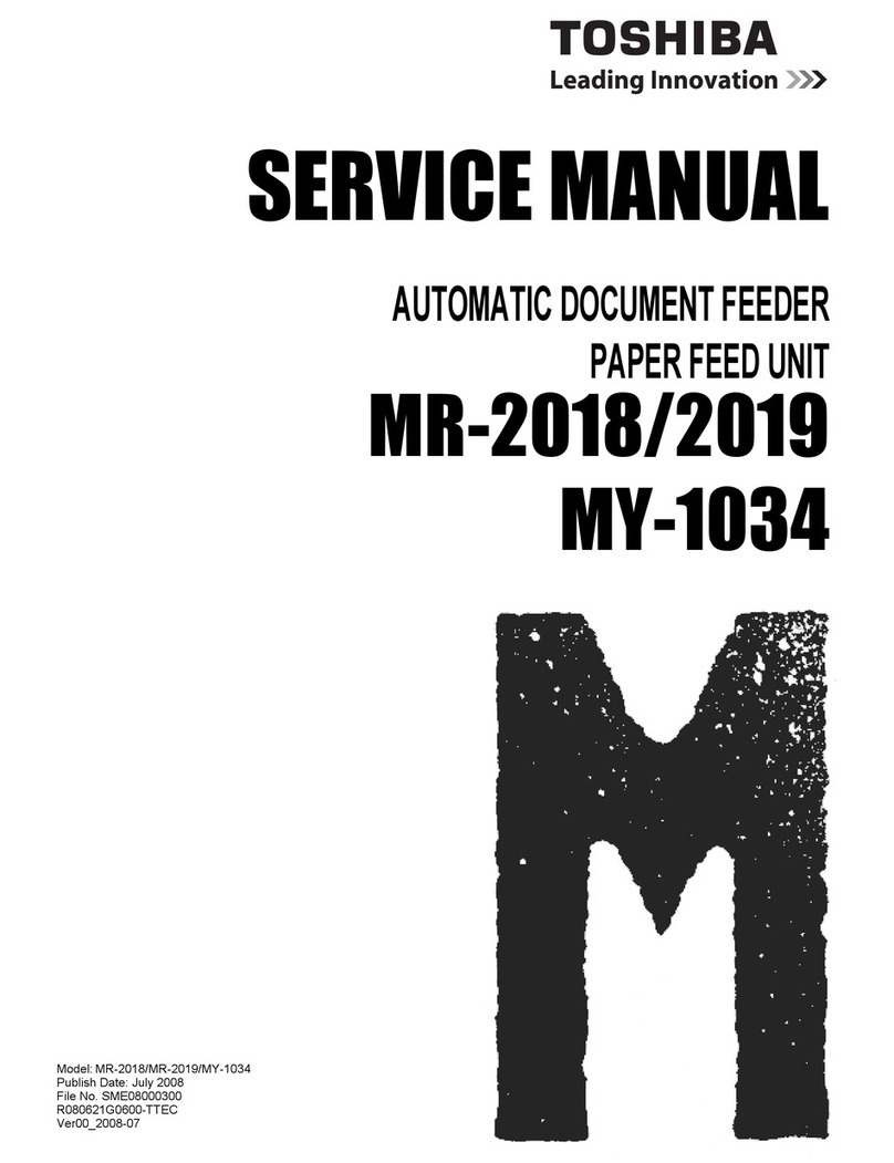Toshiba MR-2018 User manual