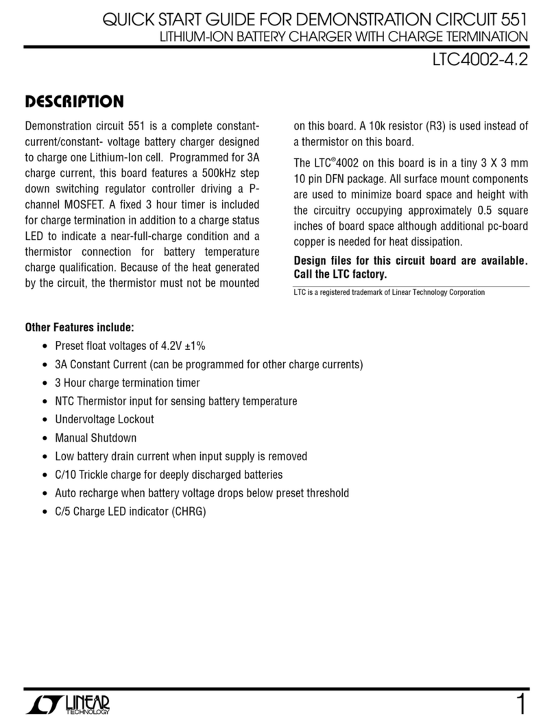Linear LTC4002-4.2 quick start guide