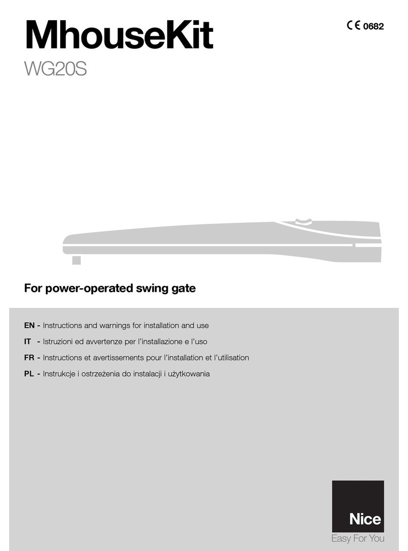 Nice MhouseKit WG20S Technical specifications