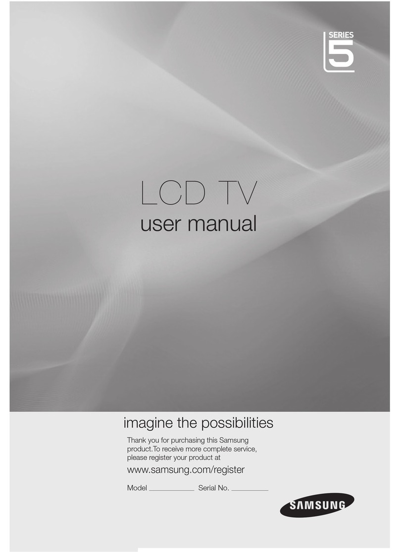 Samsung LA32C590 user manual