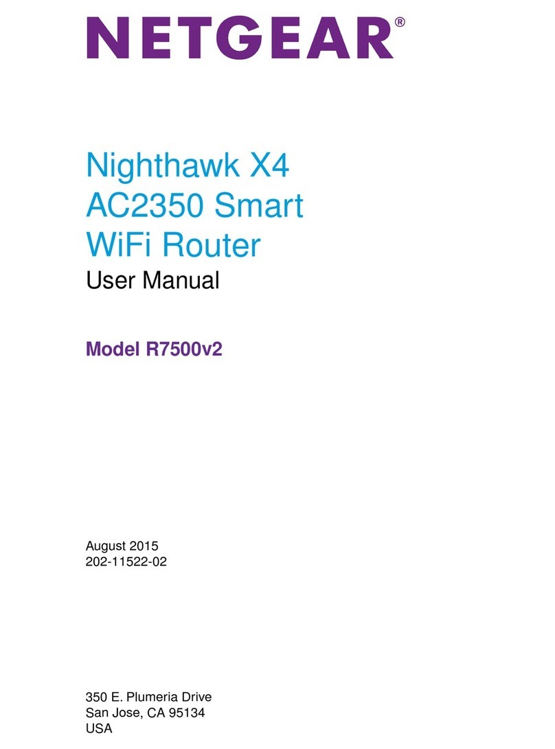 NETGEAR R7500 User manual