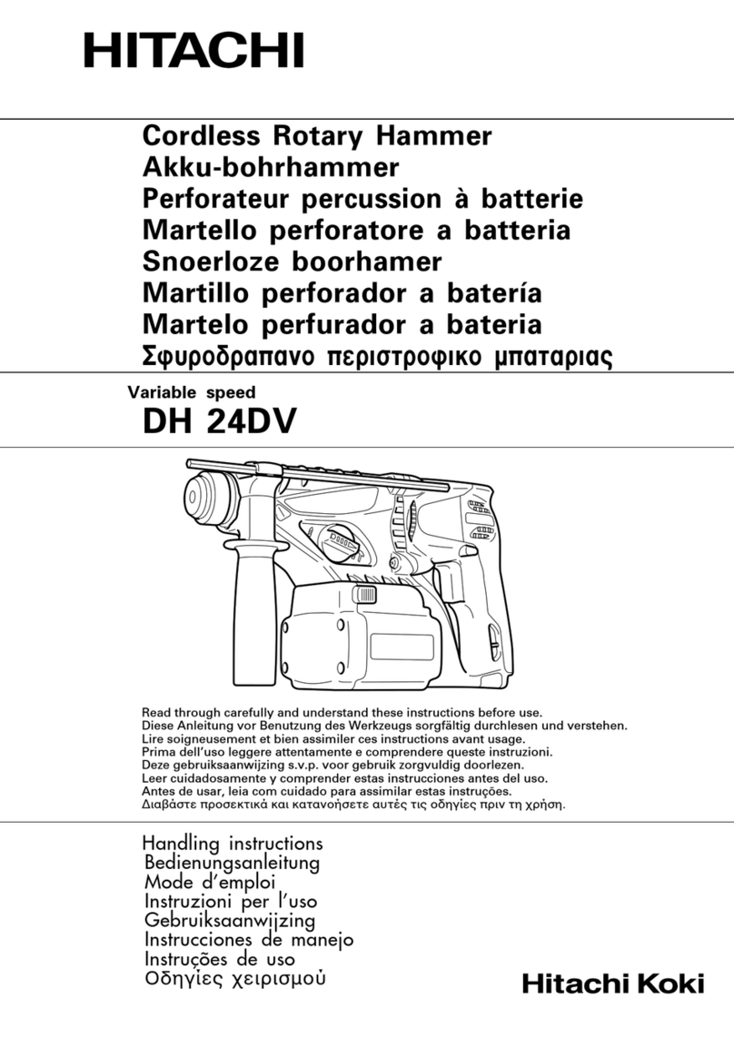 Hitachi DH 24DV User manual