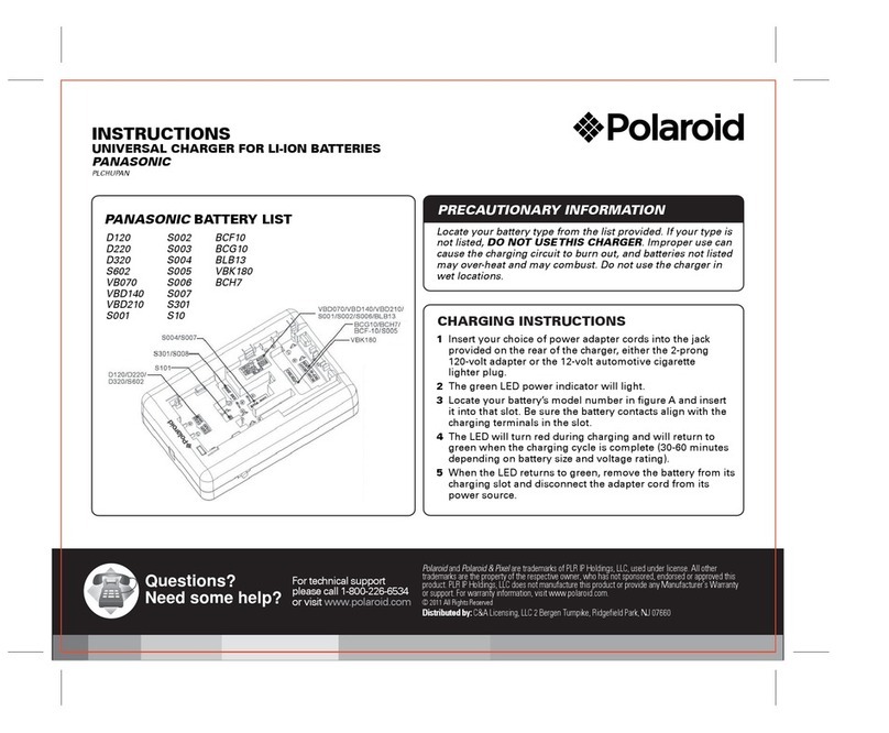 Polaroid PLCHUPAN User manual