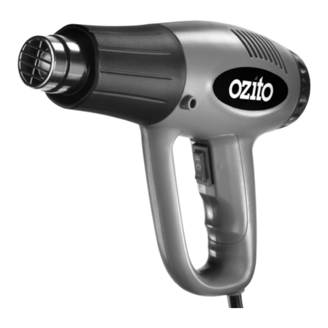 Ozito OZHG2000WAK instruction manual