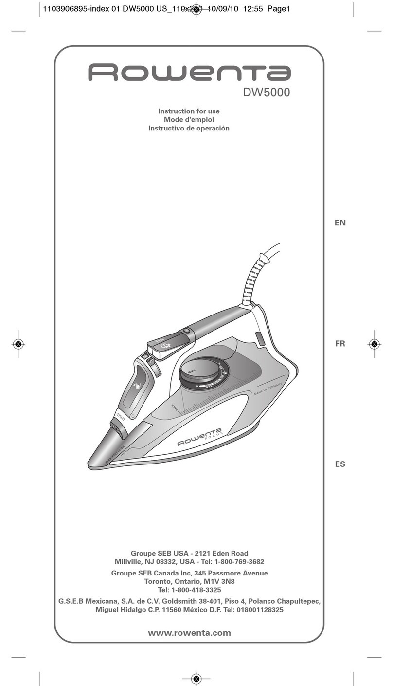 Rowenta DW5000 User manual