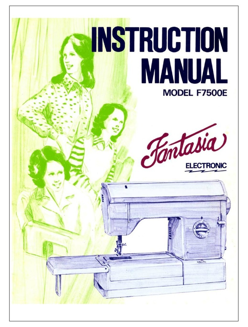 Fantasia F7500E instruction manual