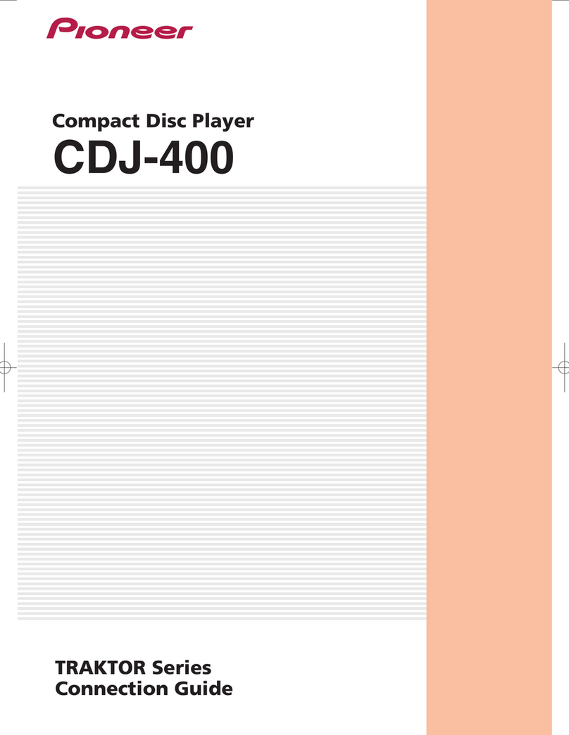 Pioneer CDJ-400 - Cd/Media Player Instruction Manual