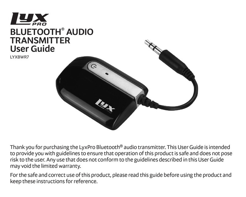 LyxPro LYXBWR7 user guide