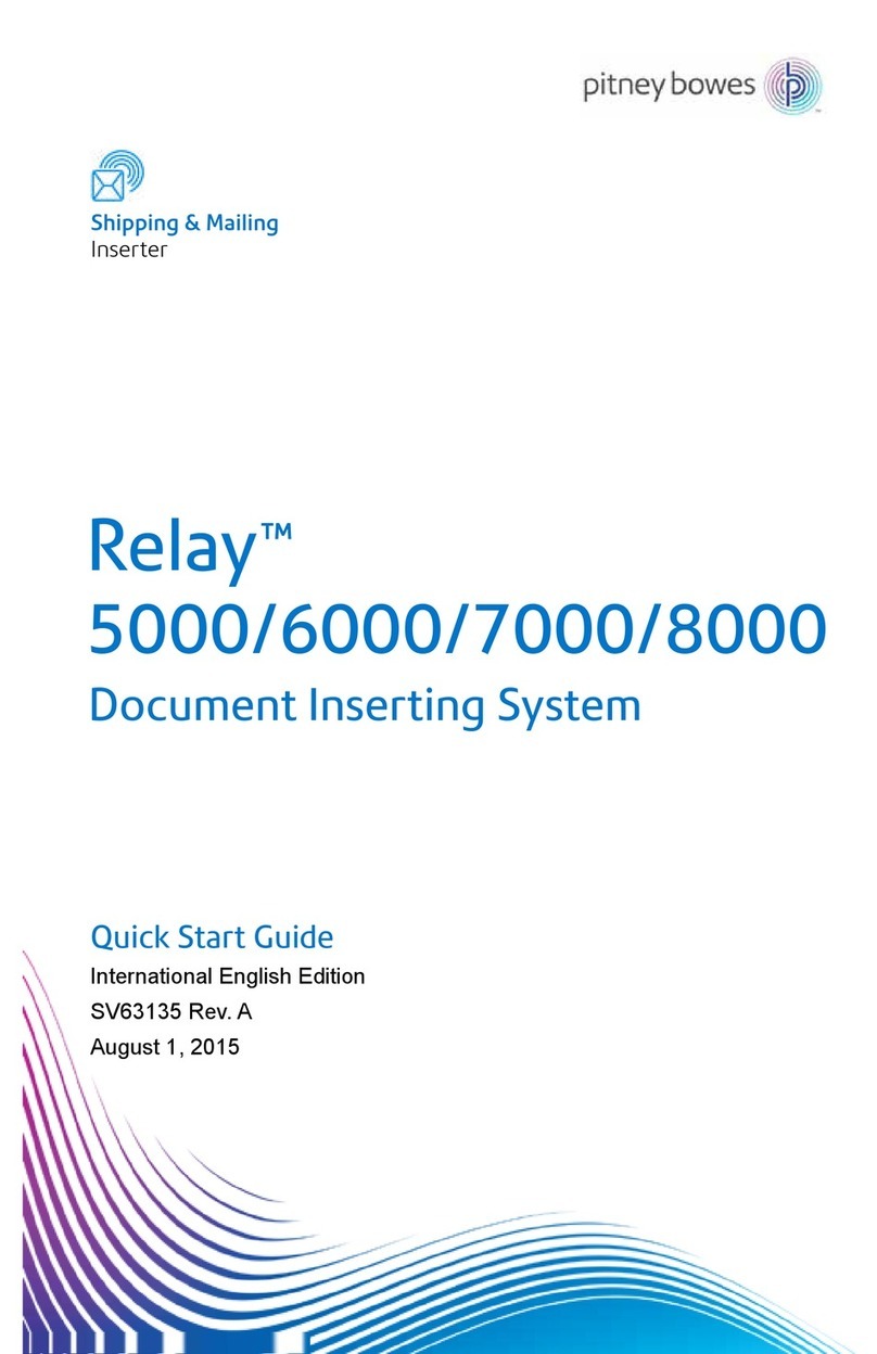 Pitney Bowes Relay 5000 User manual