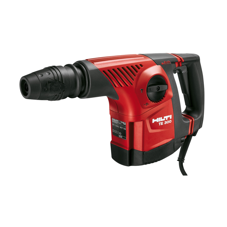 Hilti TE 300-AVR User manual