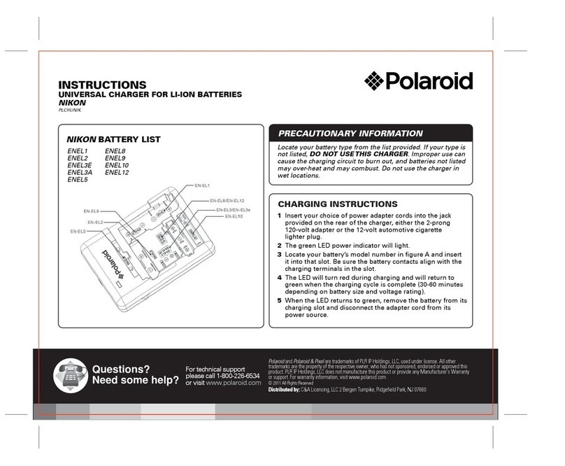 Polaroid PLCHUNIK instructions