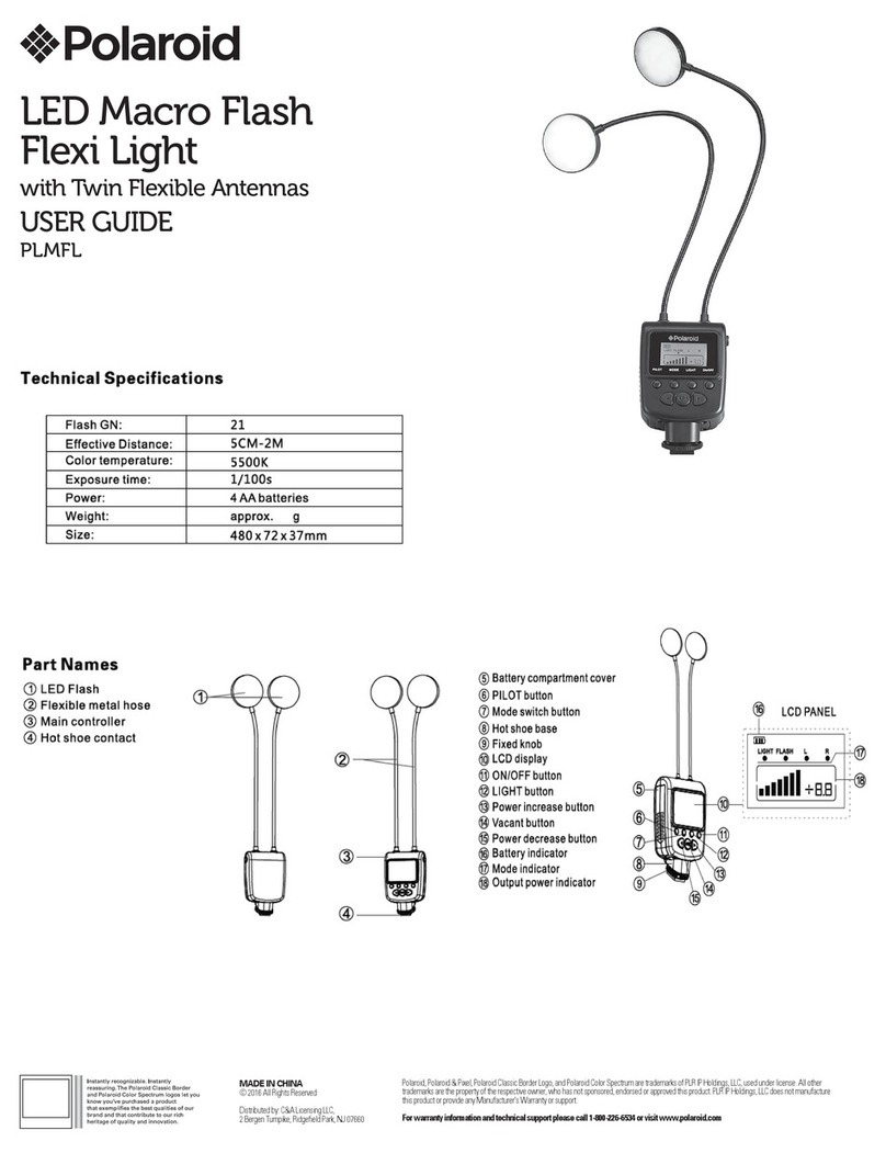 Polaroid PLMFL User manual