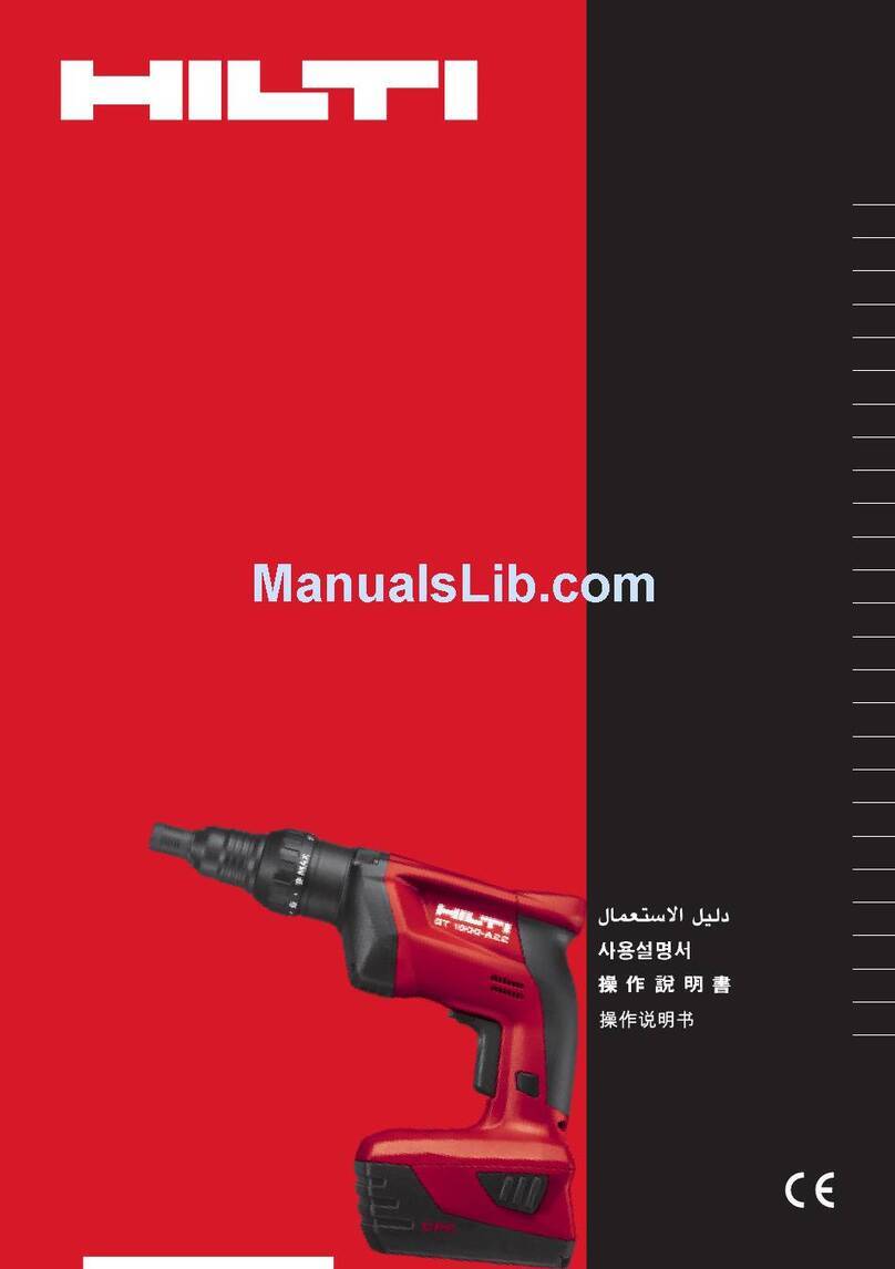 Hilti ST 1800-A22 User manual