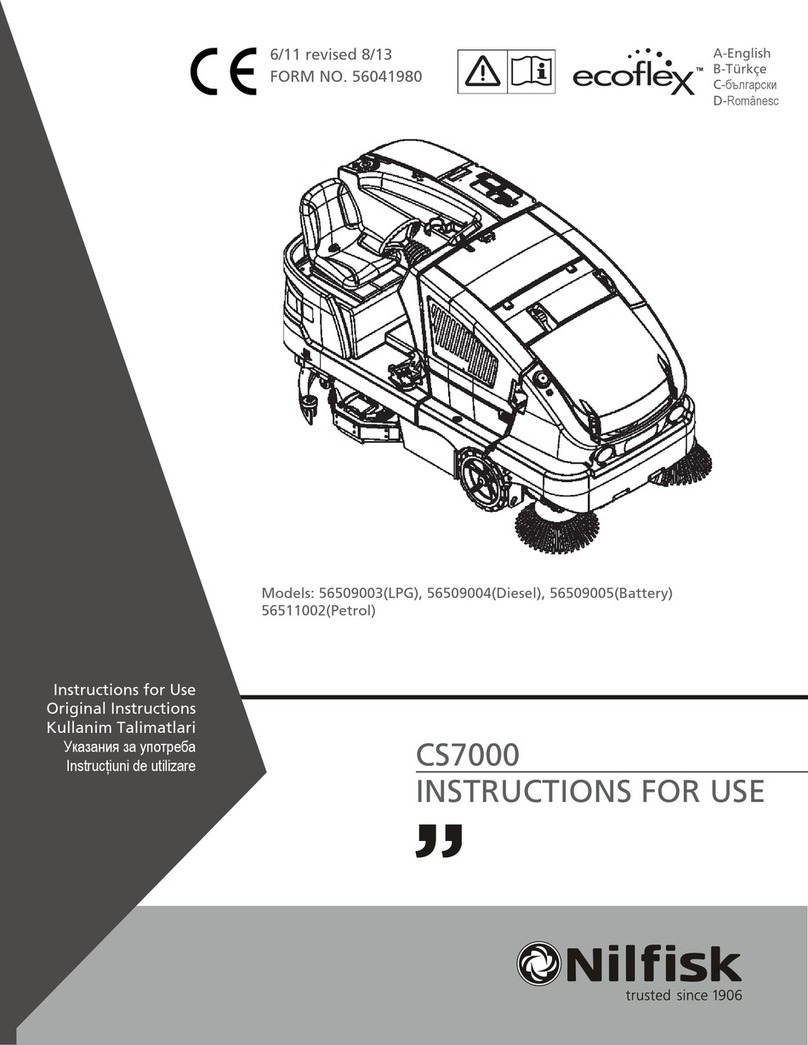 Nilfisk-Euroclean CS7000 Instructions for use