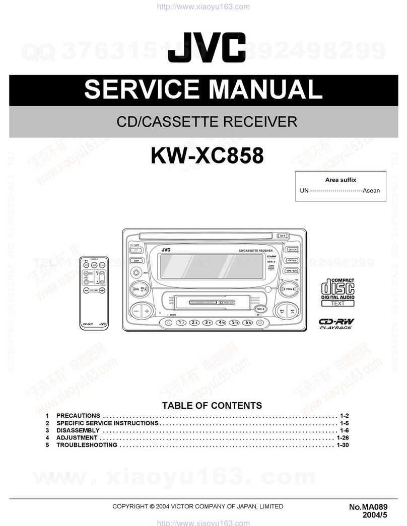 JVC KW-XC858 User manual