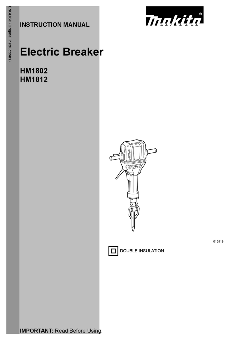 Makita HM1802 User manual