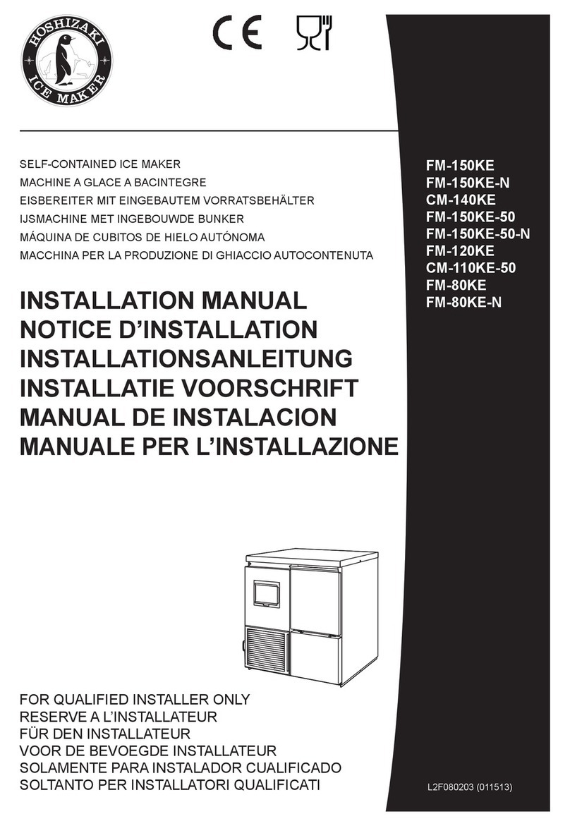 Hoshizaki FM-150KE User manual