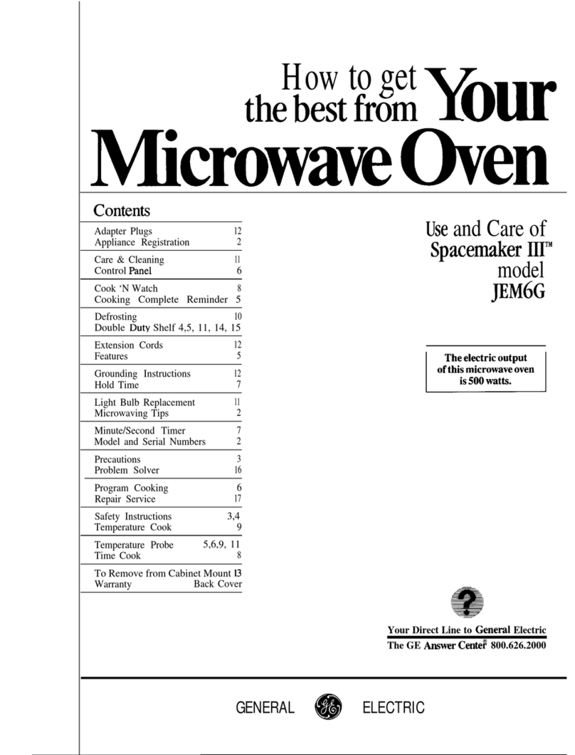 GE JEM6G Installation instructions