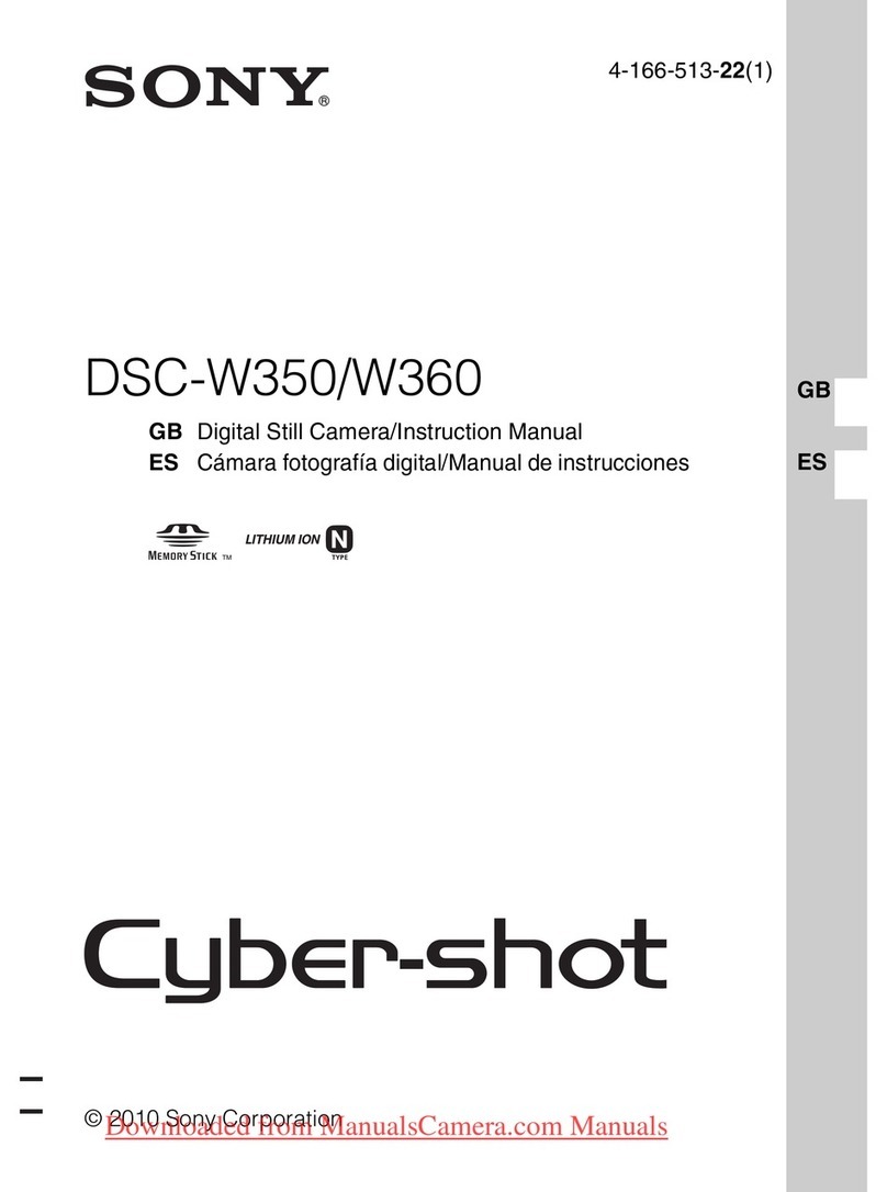 Sony DSC-W350 Cyber-shot® User manual