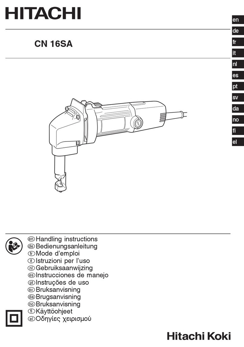Hitachi CN 16SA Handling instructions