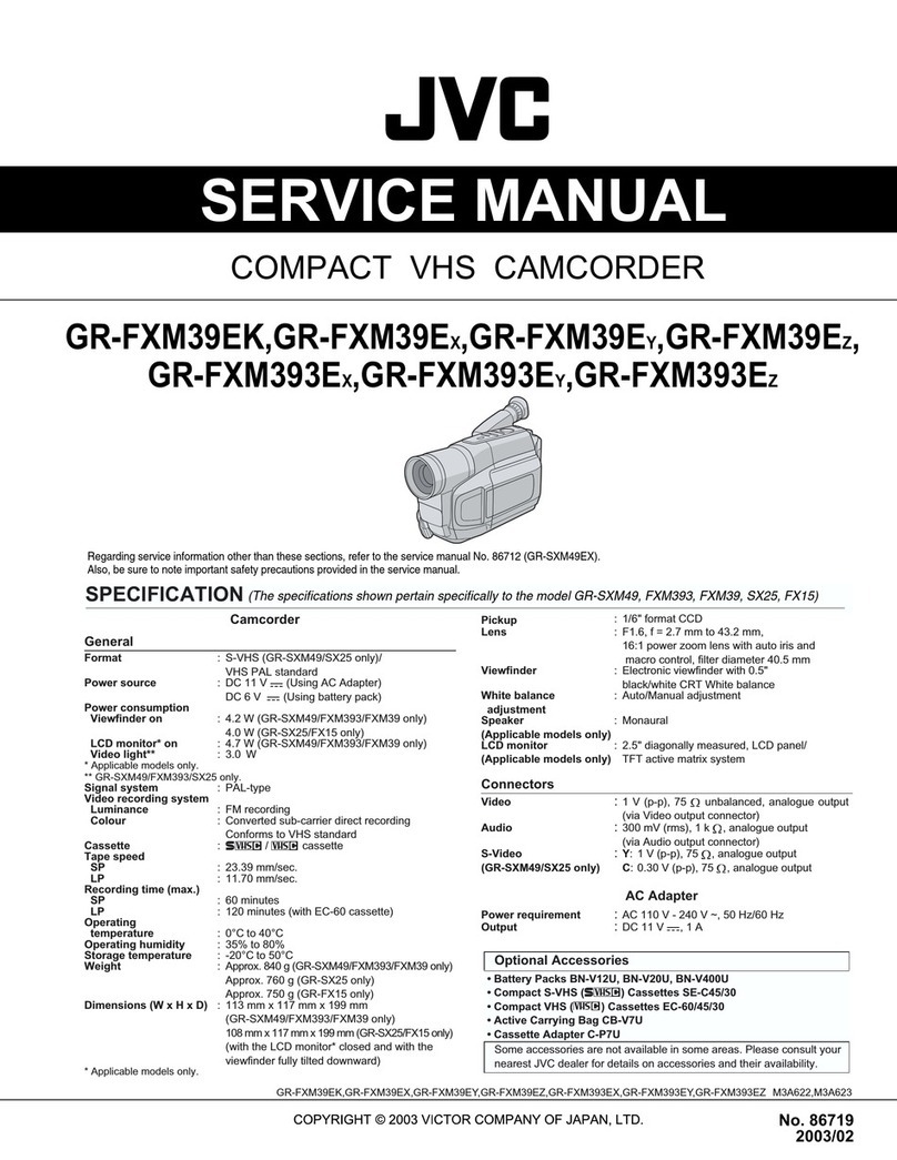 JVC GR-FXM39EK User manual