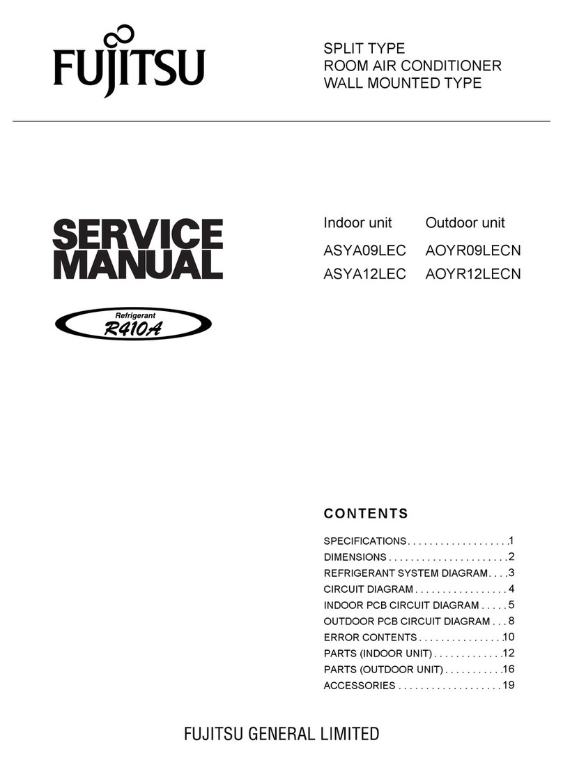 Fujitsu ASYA09LEC User manual Fujitsu ASYA09LEC User manual