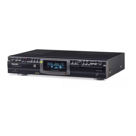Philips CDR-775 User manual