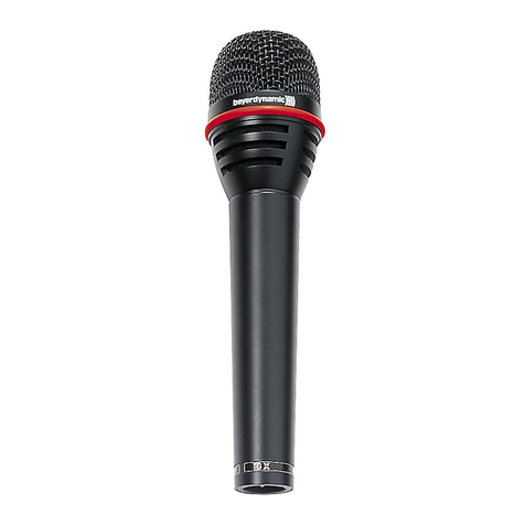 Beyerdynamic TG-X 80 User manual Beyerdynamic TG-X 80 User manual