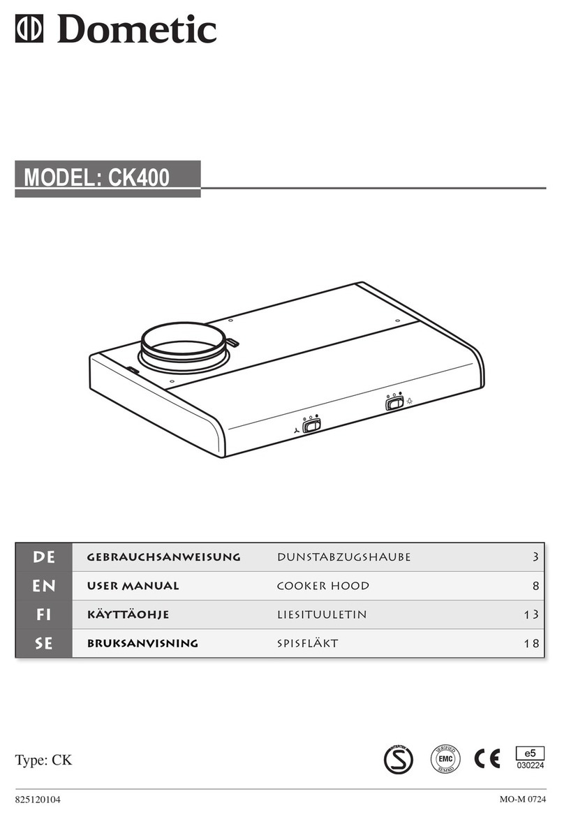 Dometic CK400 user manual Dometic CK400 user manual