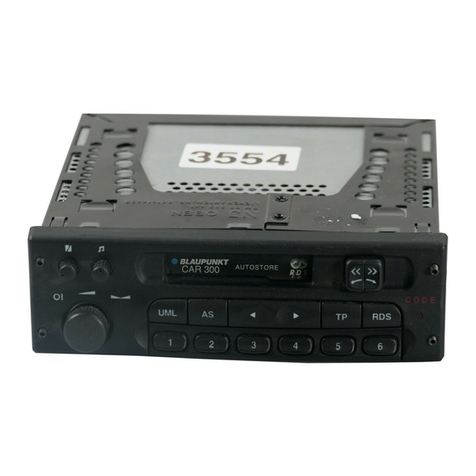 Blaupunkt CAR 300 User manual