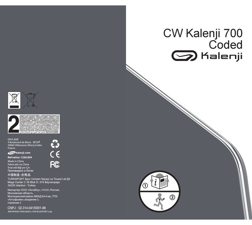 Kalenji CW Kalenji 700 manual