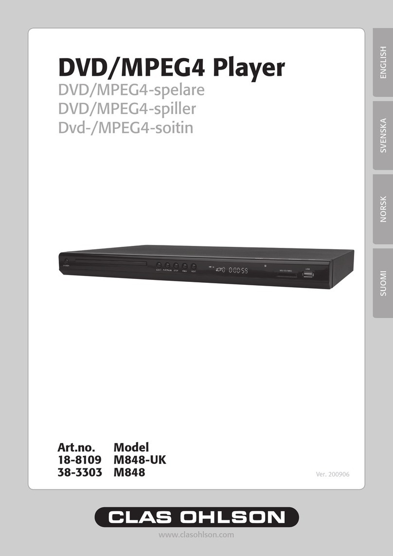 Clas Ohlson M848-UK User manual Clas Ohlson M848-UK User manual