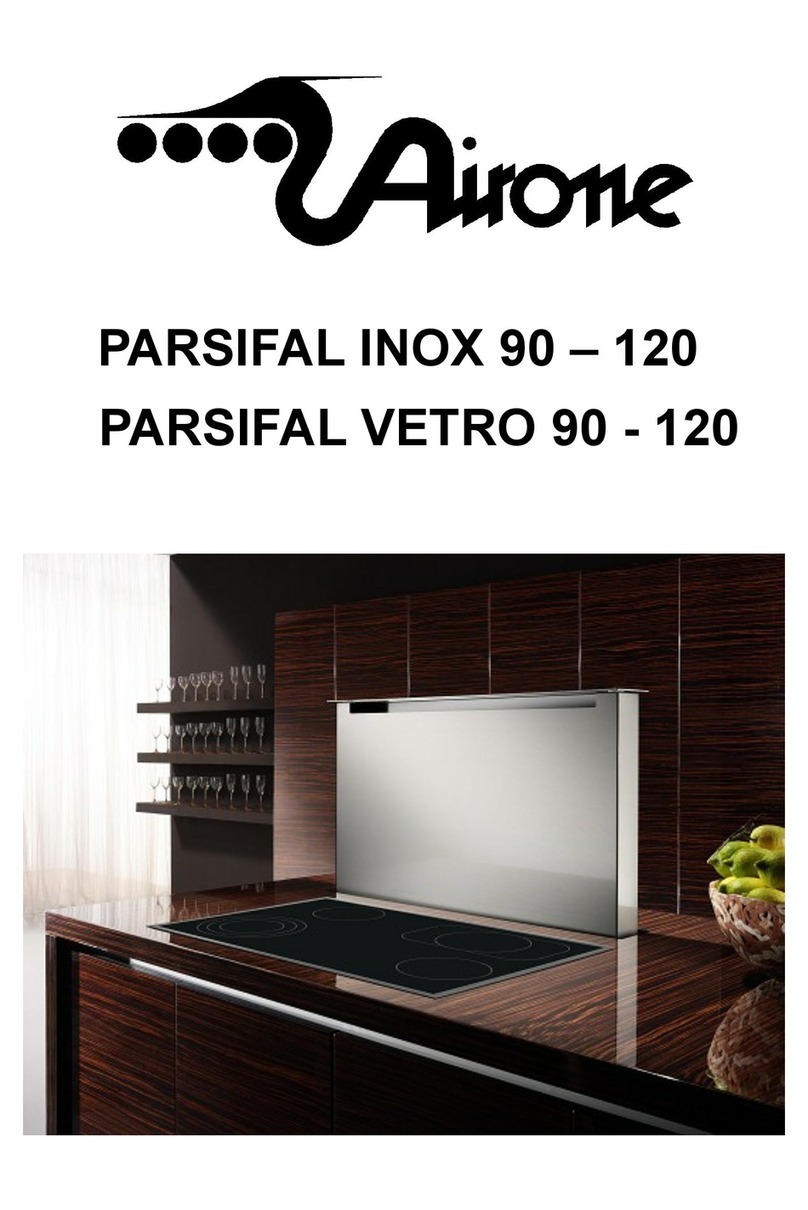 Airone PARSIFAL INOX 90 instruction manual