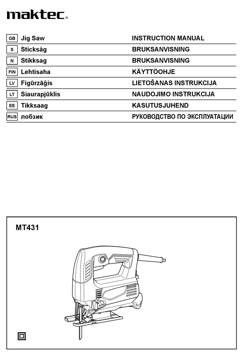Maktec MT431 instruction manual