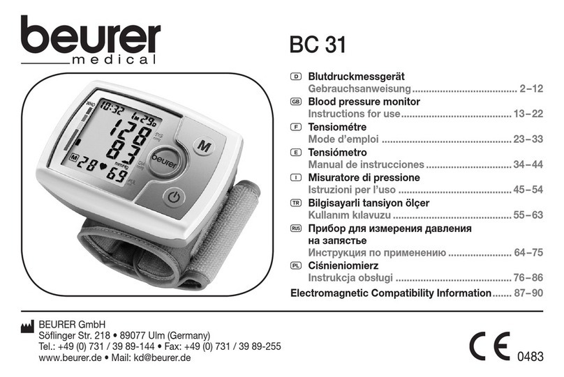 Beurer BC 31 User manual