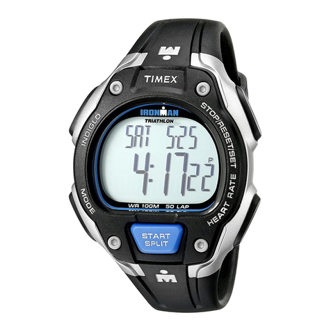 Timex M014 User manual
