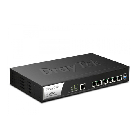 Draytek VIGOR3220 SERIES quick start guide
