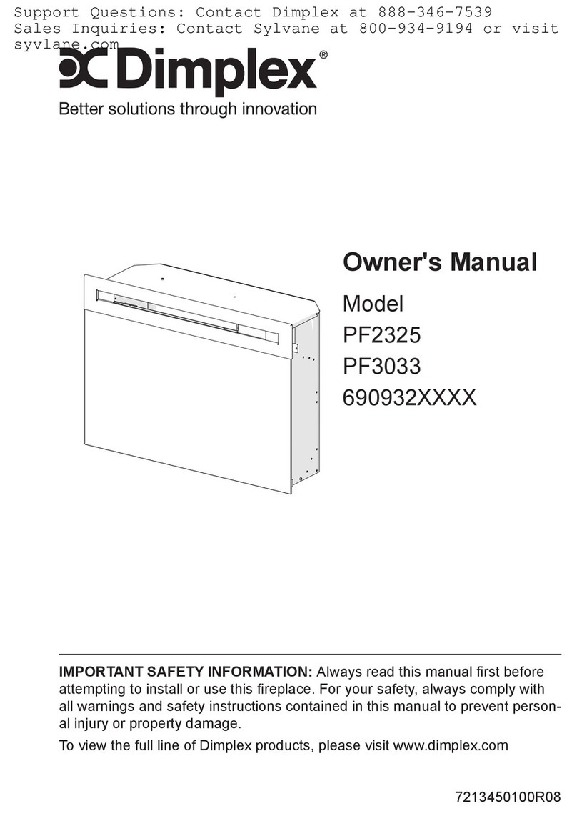 Dimplex PF2325 owner's manual